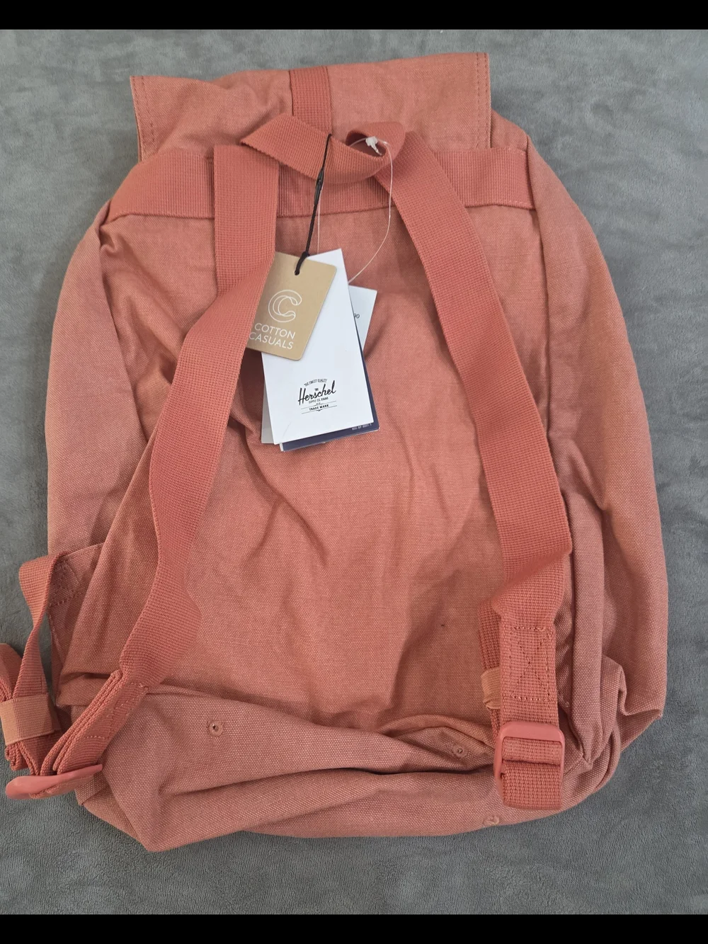 Herschel Dawson Unisex One Size Apricot Brandy Canvas Casual Backpack 10233-0252